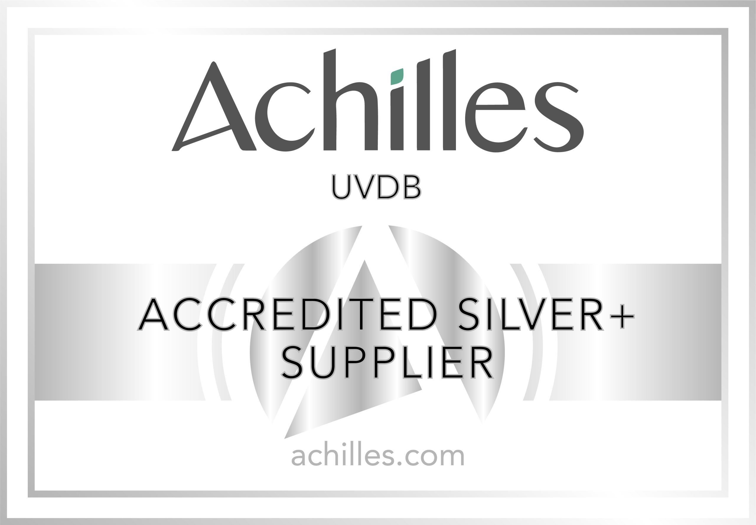 UVDB Silver Plus Accreditation
